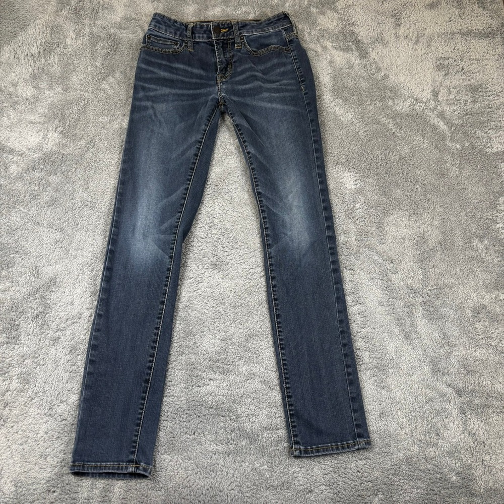 American Eagle Outfitters Extreme Flex Skinny Jeans Dark Wash Denim 26x29